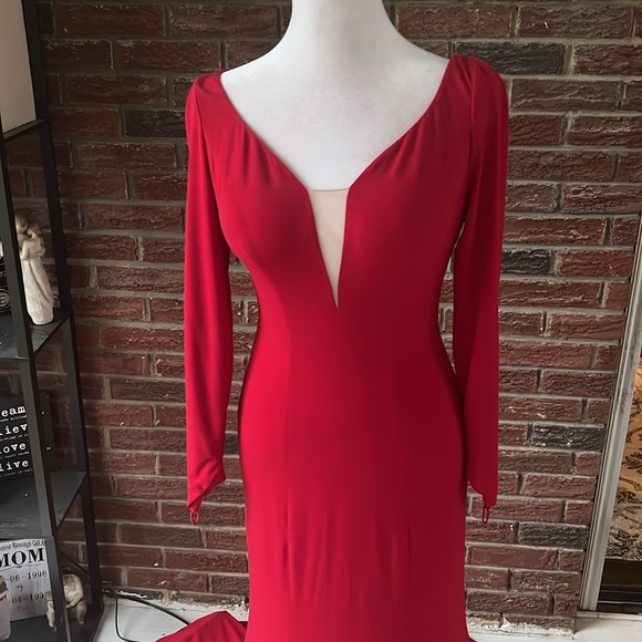 Laine Berry Custom Long Sleeve Gown - Picture 2 of 6